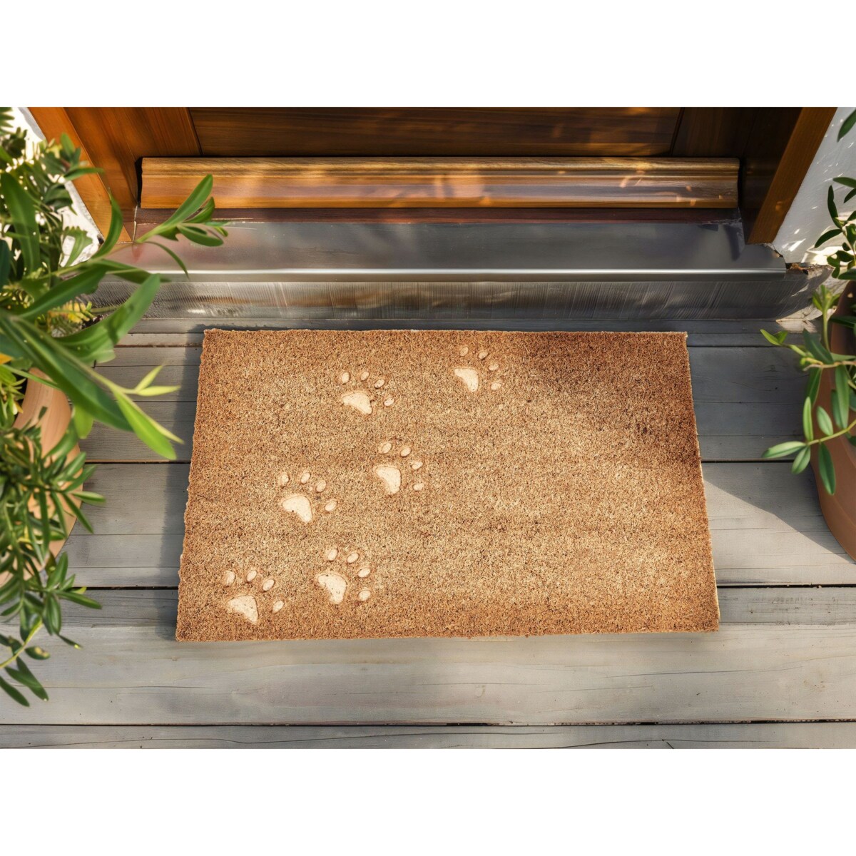 Wycieraczka TARLAC 40 x 60 cm Naturalny Włókno kokosowe