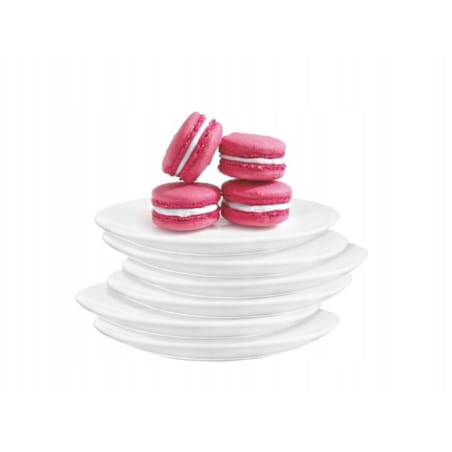 Spodek pod Filiżankę 15,5 Talerzyk Deserowy Uniwersalny 1Sz Biały Cermiczny