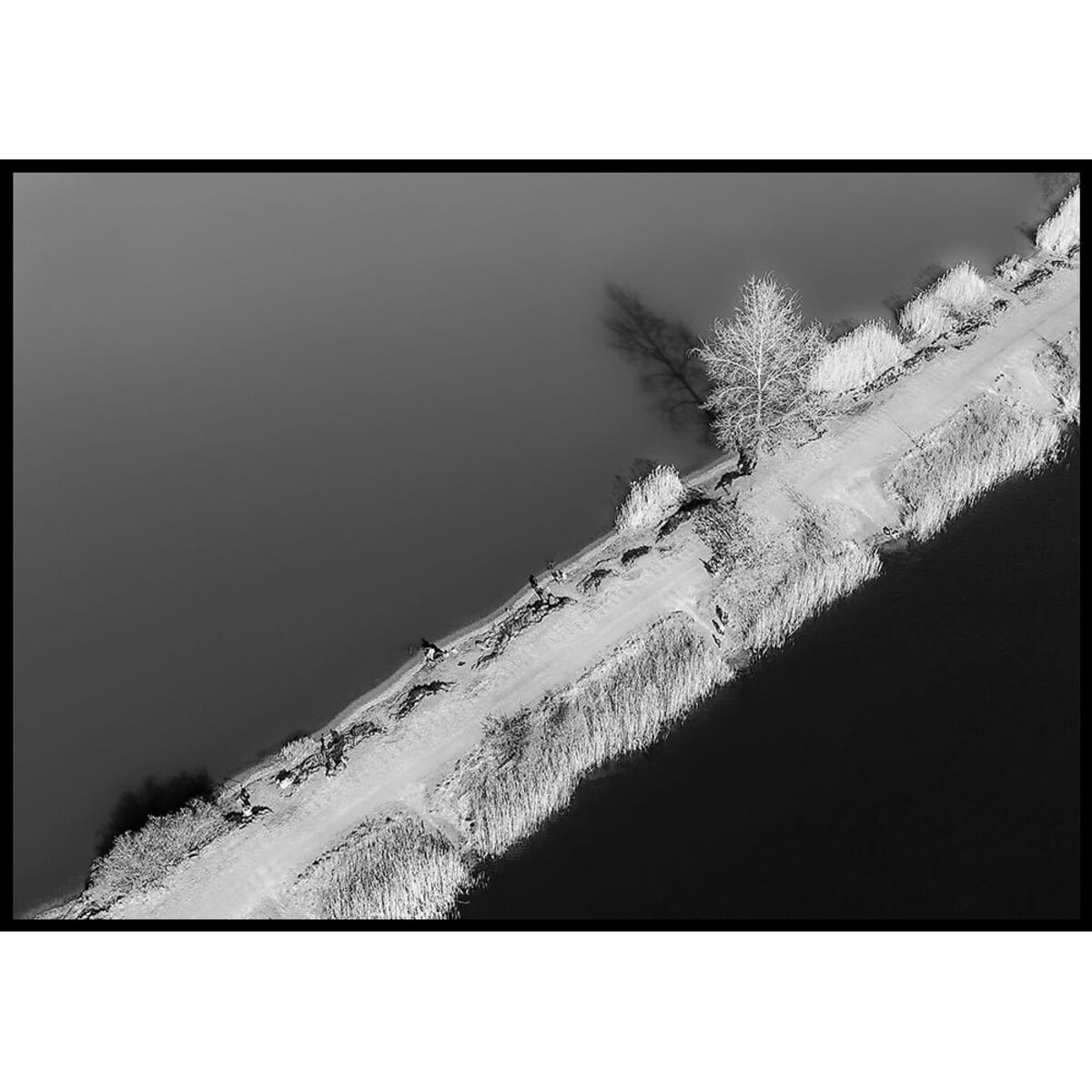 plakat droga nad wodą polska 30x40 cm