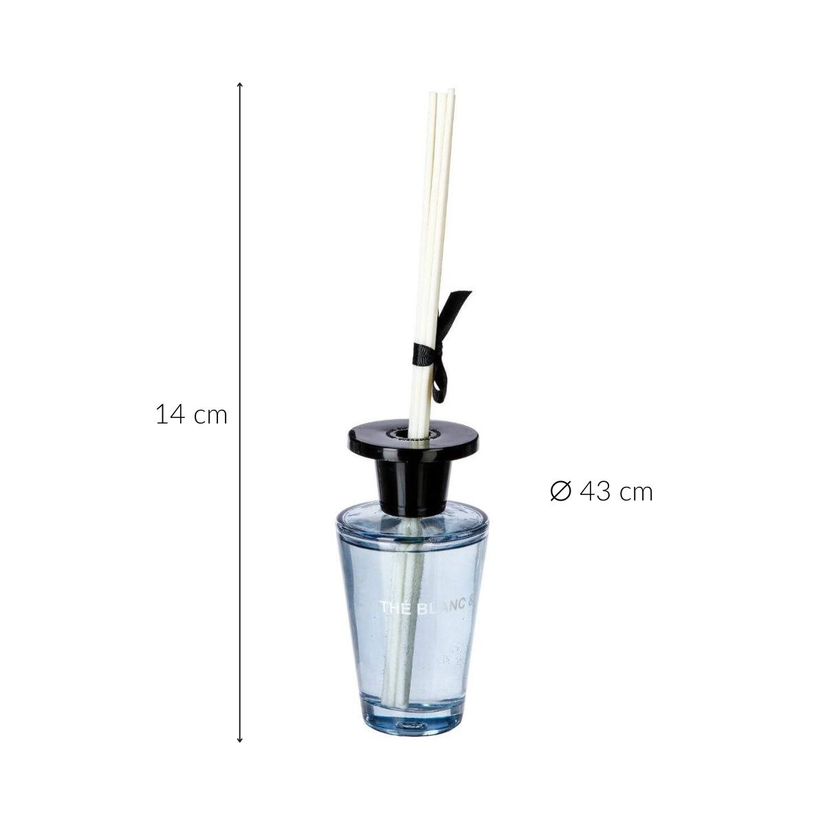 Zestaw zapachowy THE BLANC ET GINGEMBRE, odświeżacz powietrza, olejek, 150 ml, kolor niebieski