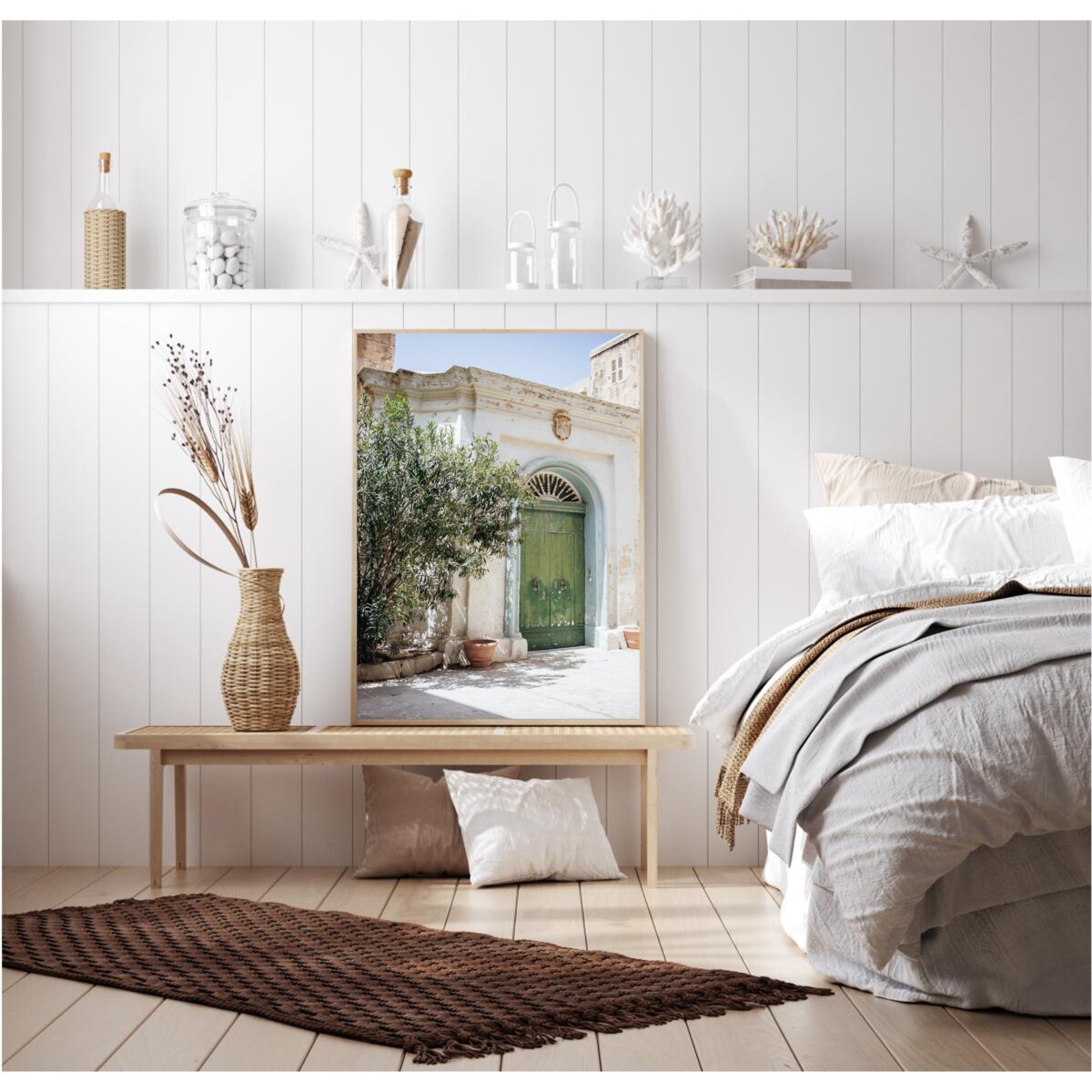 Poster Story, Plakat, Obraz - Dziedziniec na Malcie, wymiary 50 x 70 cm