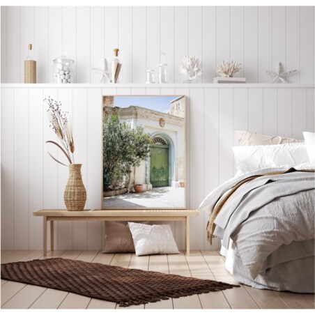 Poster Story, Plakat, Obraz - Dziedziniec na Malcie, wymiary 50 x 70 cm