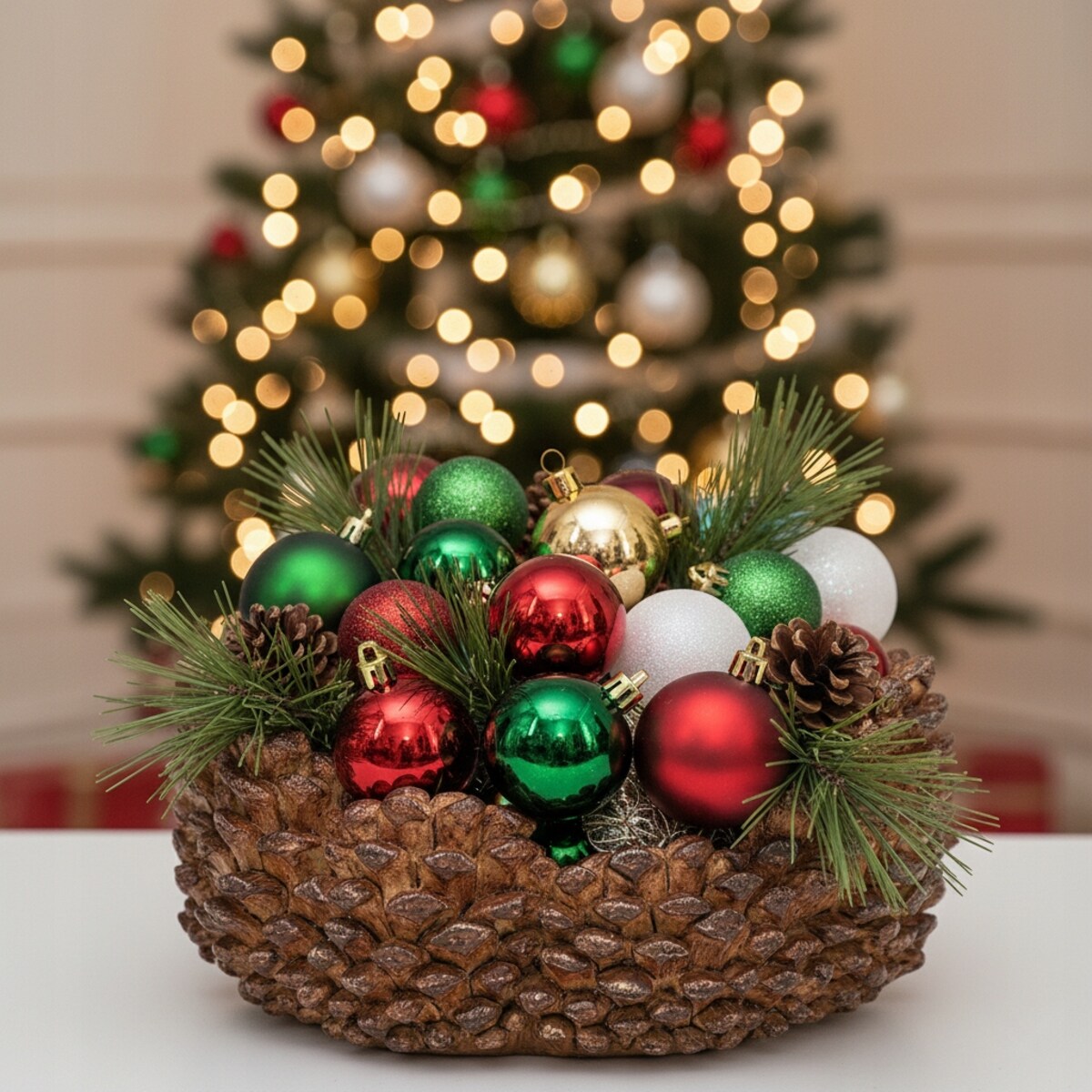 MISA PATERA SZYSZKI DEKORACYJNA NA OWOCE SŁODYCZE ŚWIĘTA BOŻE NARODZENIE