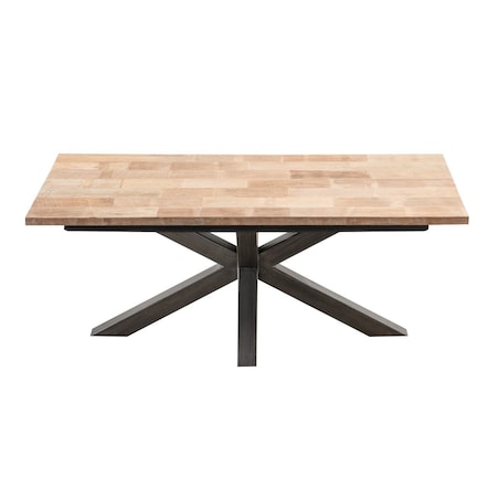 Stół Vince 200x100x79 black&natural, 200 x 100 x 79 cm