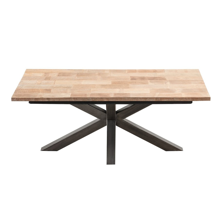 Stół Vince 200x100x79 black&natural, 200 x 100 x 79 cm