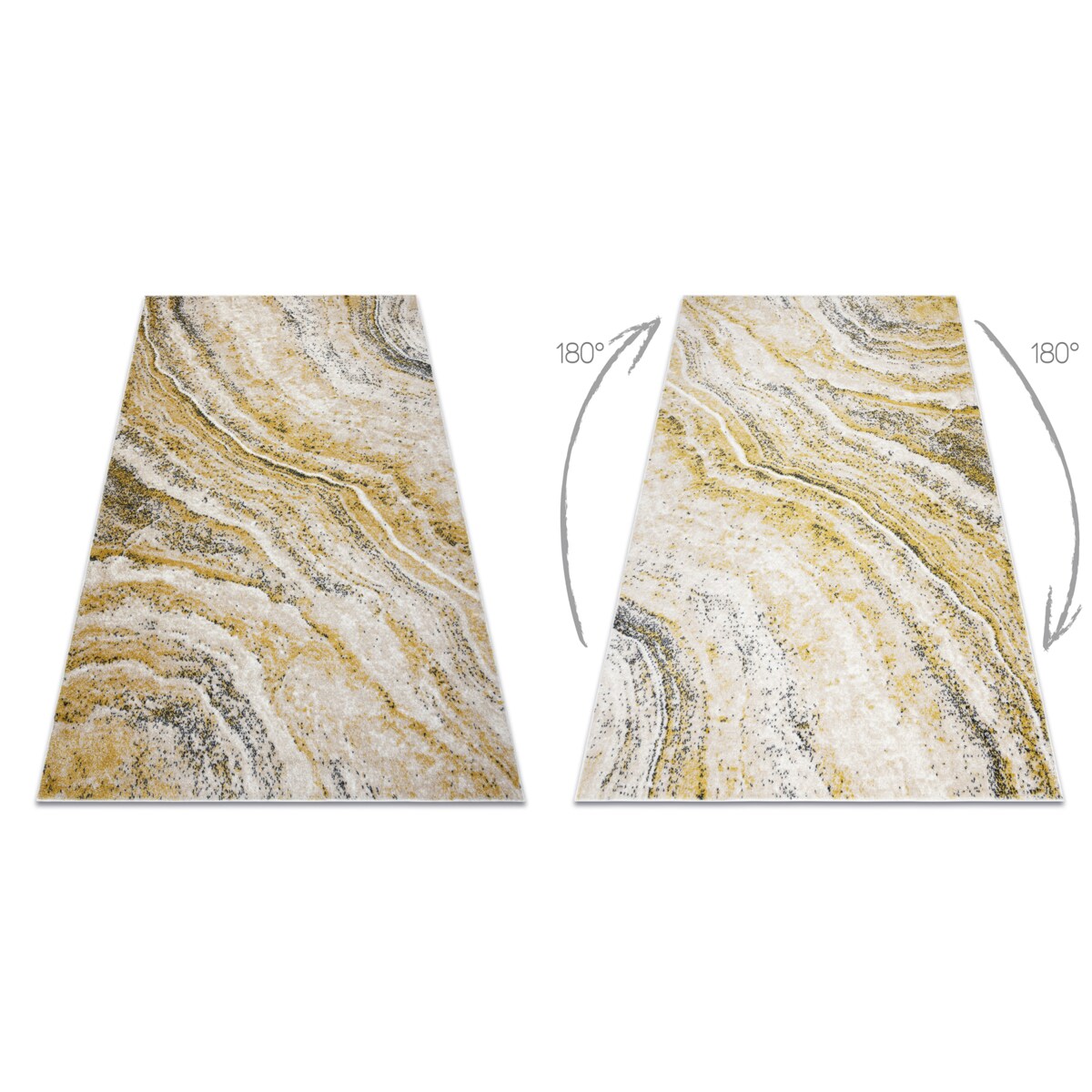 Dywan FUSION 9776 krem / biały / żółty - 180x270 cm