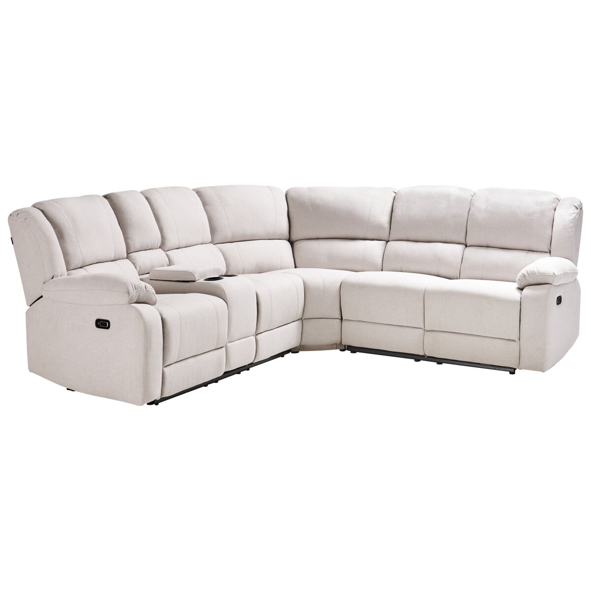 Narożnik ROKKE Jasnobeżowy Lewostronny