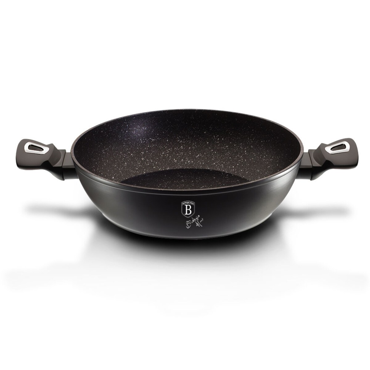 Garnek płaski 3.8L 28cm BERLINGER HAUS Black Silver