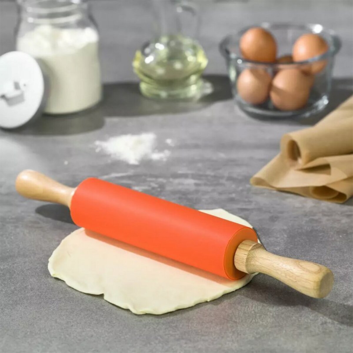 Wałek Silikonowy Do Ciasta Kinghoff 39 Cm