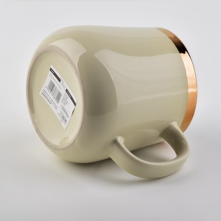 DALIA Kubek 500ml złoty pasek h10x9x13cm