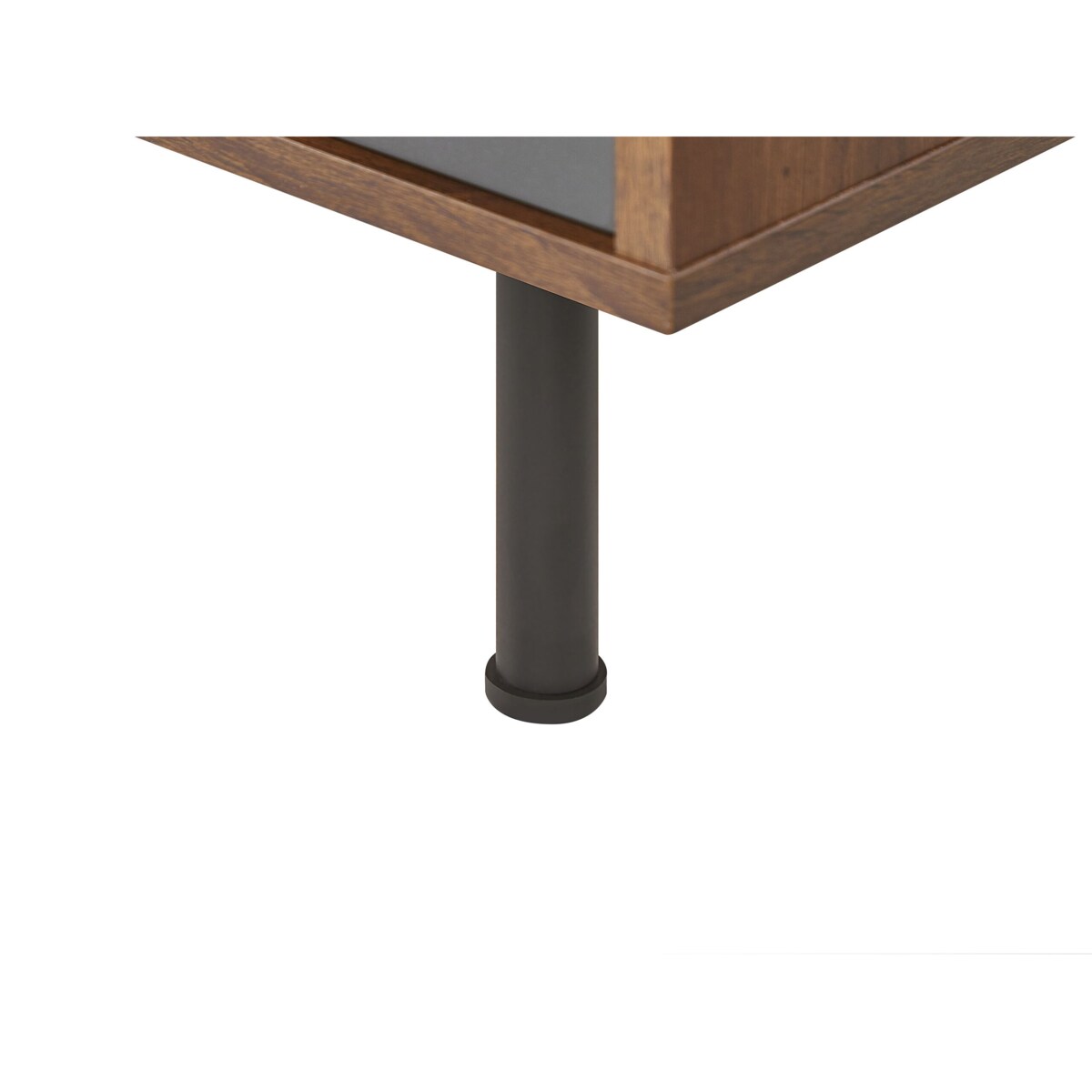 Komoda ciemne drewno z szarym PALMER