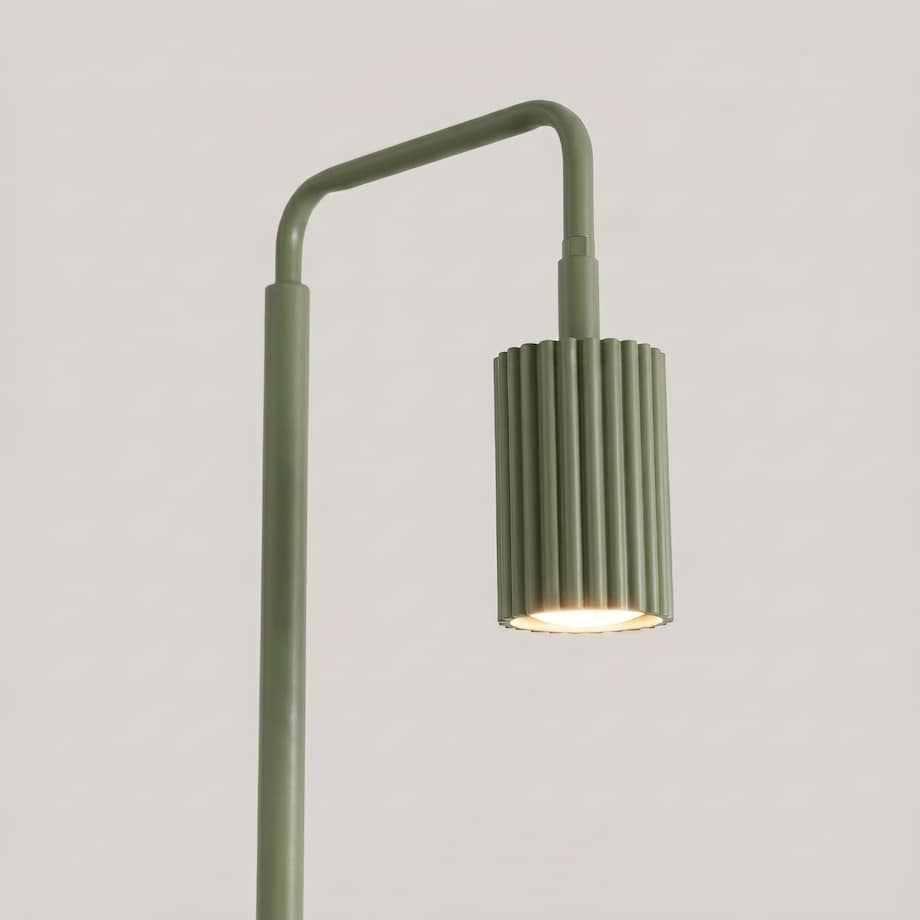 Lampa podłogowa KARBON 1 zielona oliwka