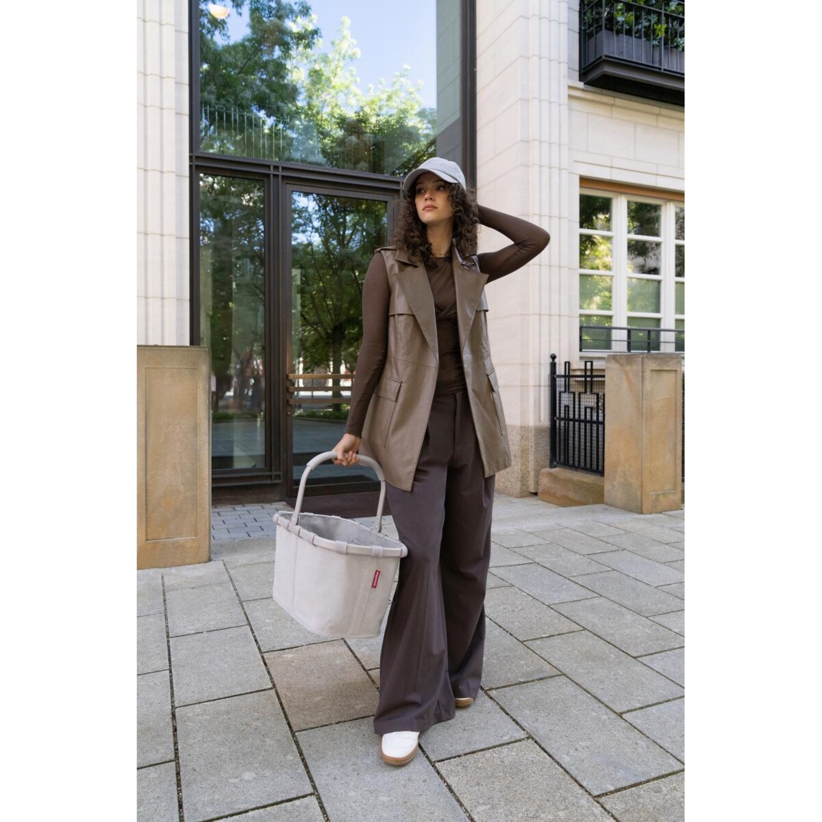 Koszyk CARRYBAG, cord grey