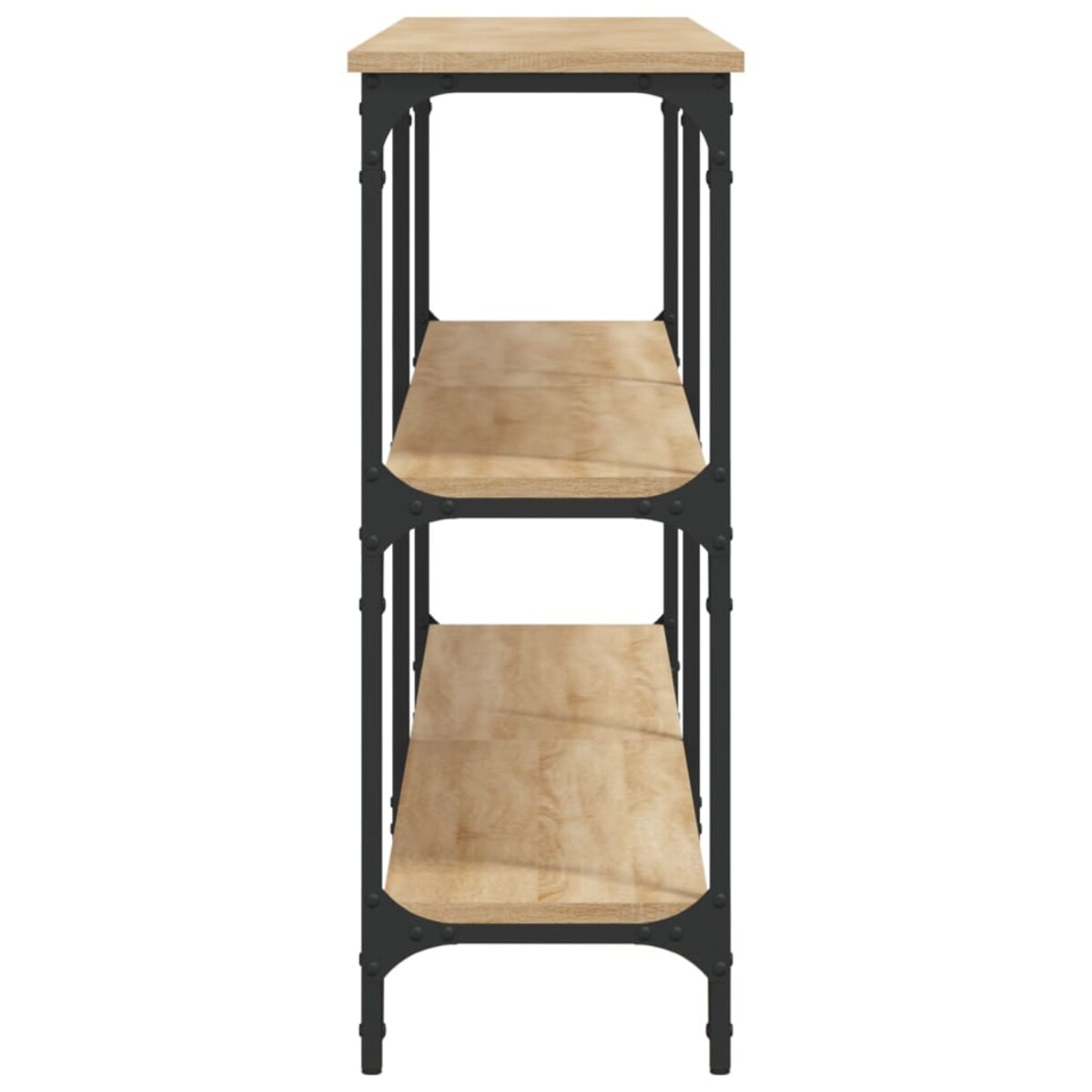 vidaXL Stolik konsolowy Sonoma Oak 200x29x75 cm Drewno konstrukcyjne