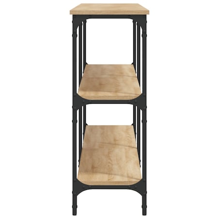 vidaXL Stolik konsolowy Sonoma Oak 200x29x75 cm Drewno konstrukcyjne
