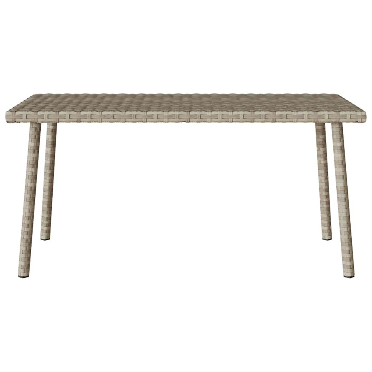 vidaXL Stolik kawowy ogrodowy prostokątny jasnoszary 80x40x37 cm
