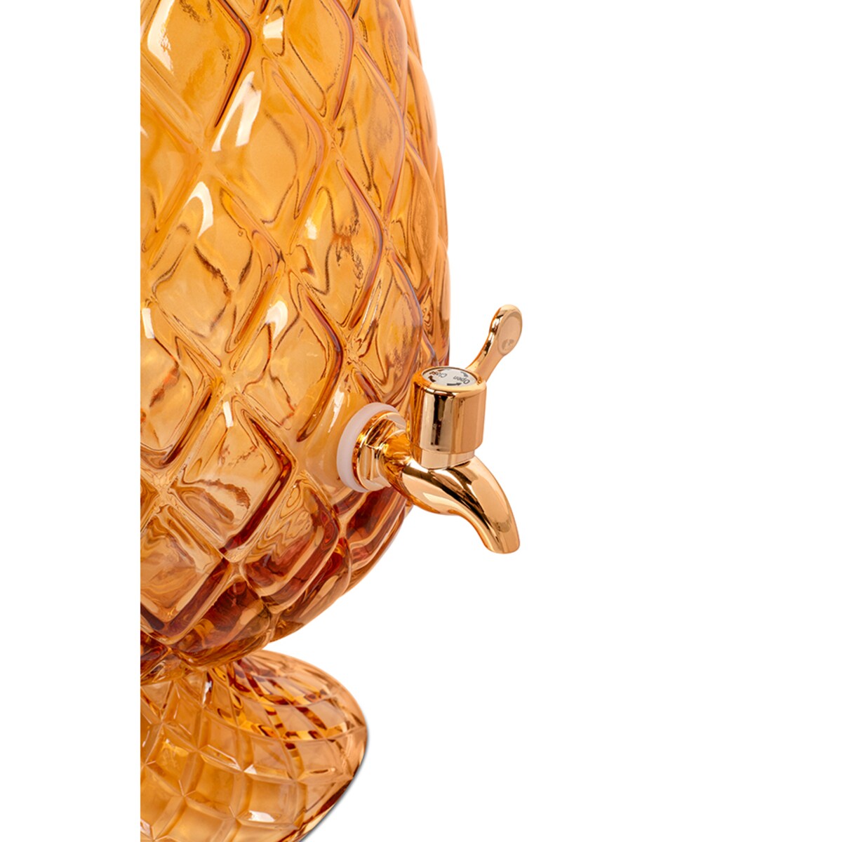 KARE dyspenser do napojów PINEAPPLE bursztynowy