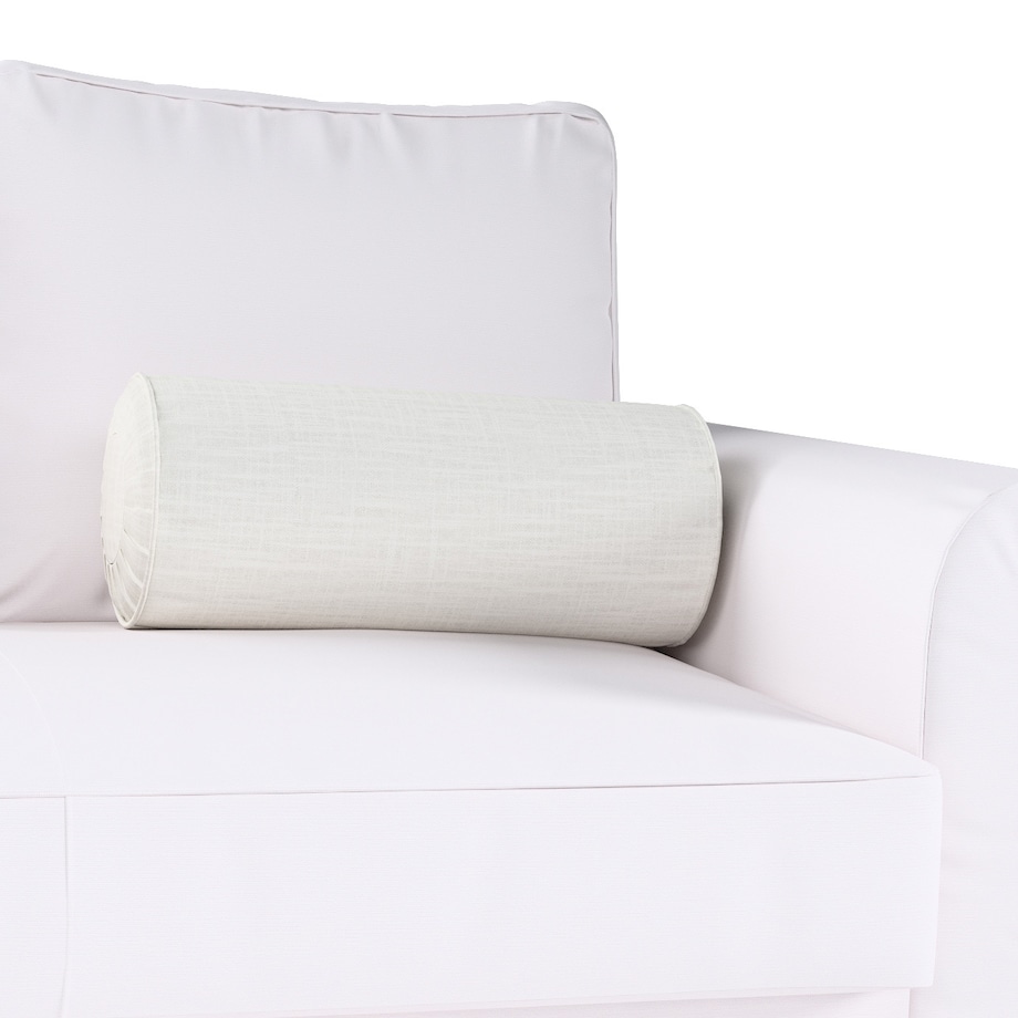 Poduszka wałek z zakładkami, ecru, Ø20 x 50 cm, Harmony