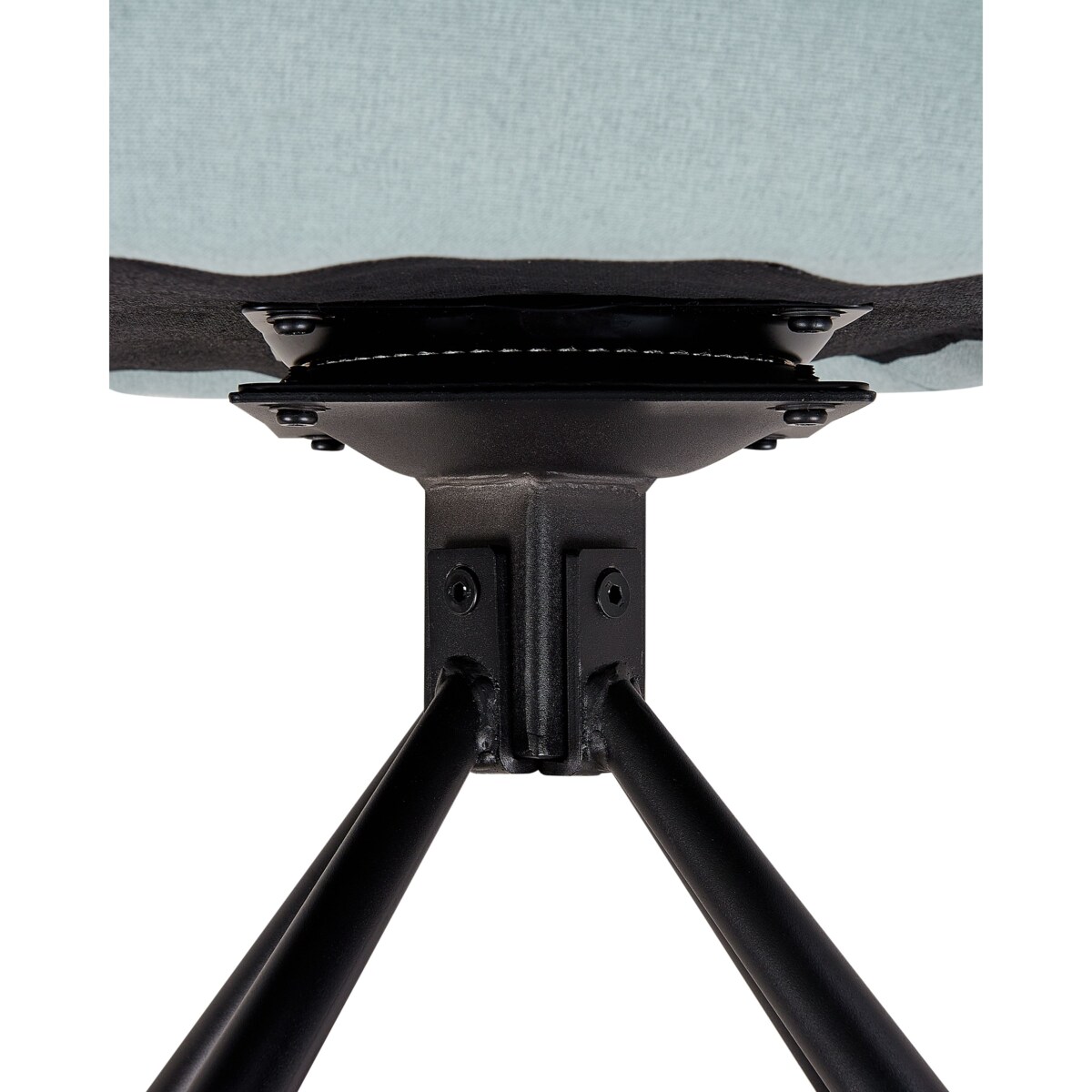 Zestaw 2 krzeseł LOURES Tkanina Miętowy