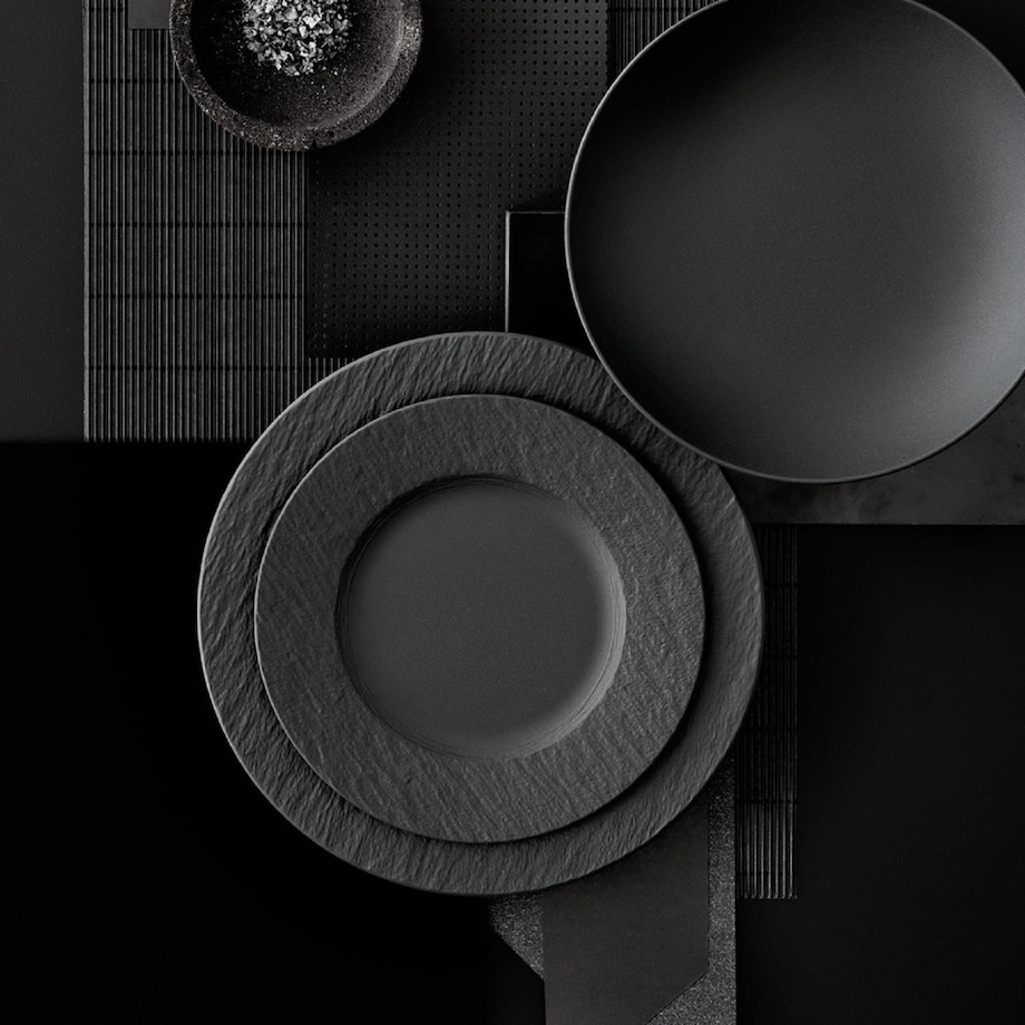 Talerz obiadowy Manufacture Rock, 27 cm, Villeroy & Boch