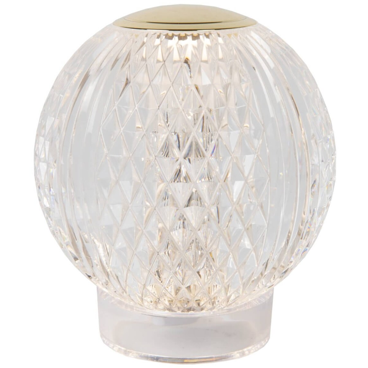 Kulista lampa stojąca Cintra do sypialni LED 2W złota