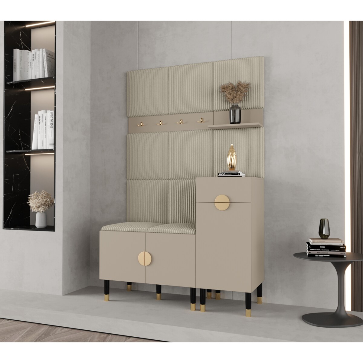 Garderoba do przedpokoju Abiks PALERMO 5 kaszmir+poso100