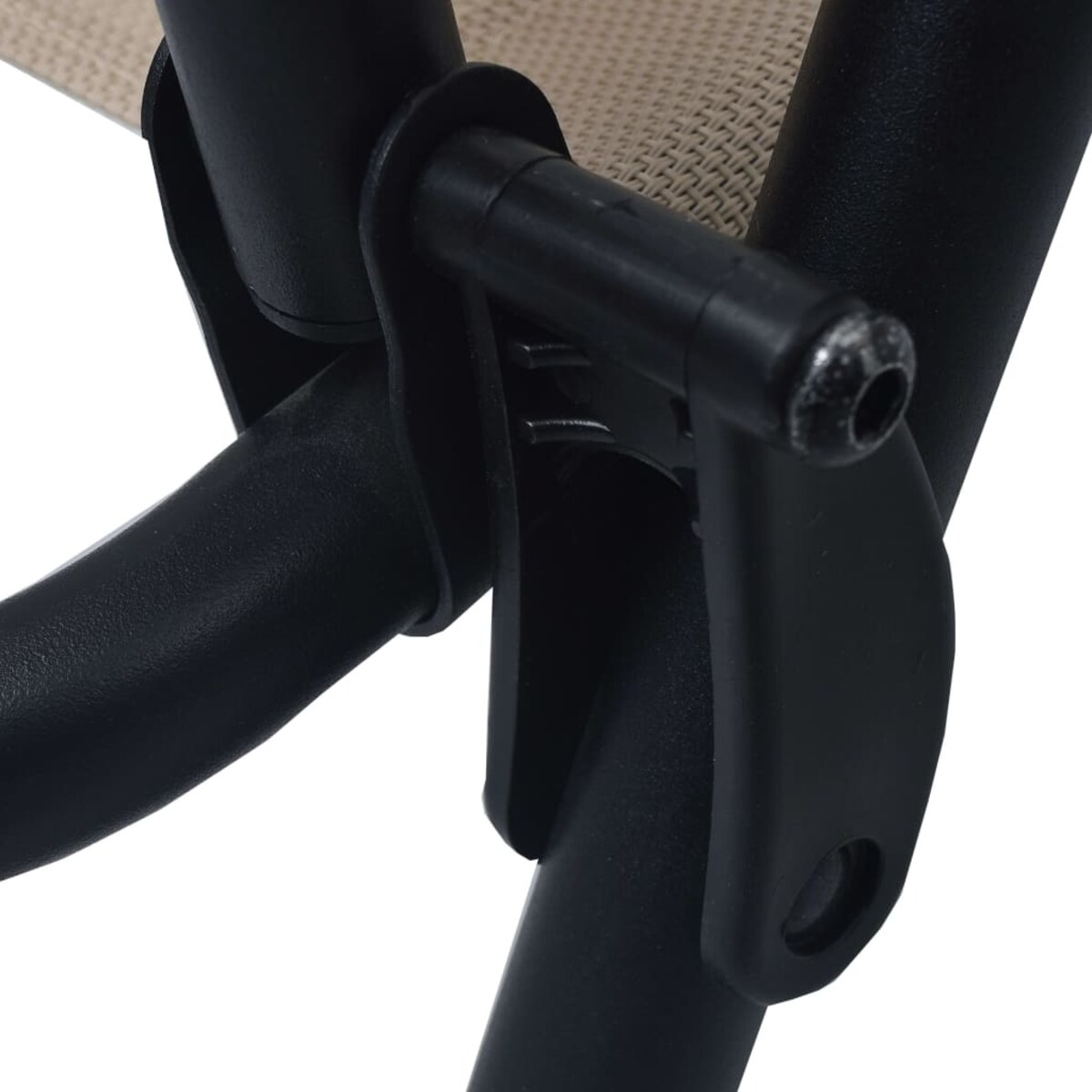 vidaXL Składane krzesła ogrodowe, 2 szt., tworzywo textilene, kremowe