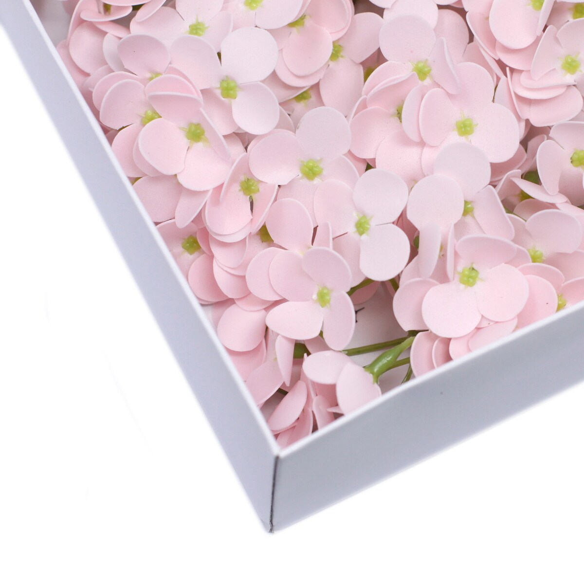 1x PACHNĄCA MYDLANA hortensja główka na bukiet RÓŻOWA kompozycja box kobiet