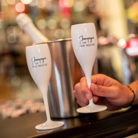Kieliszek do szampana SUPERGLAS z nadrukiem, KOZIOL