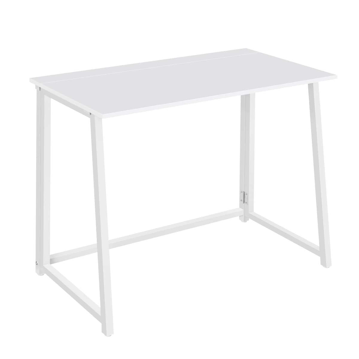 Biurko Komputerowe Do Biura Pracowni Max 1.0 - Białe / Nogi Białe