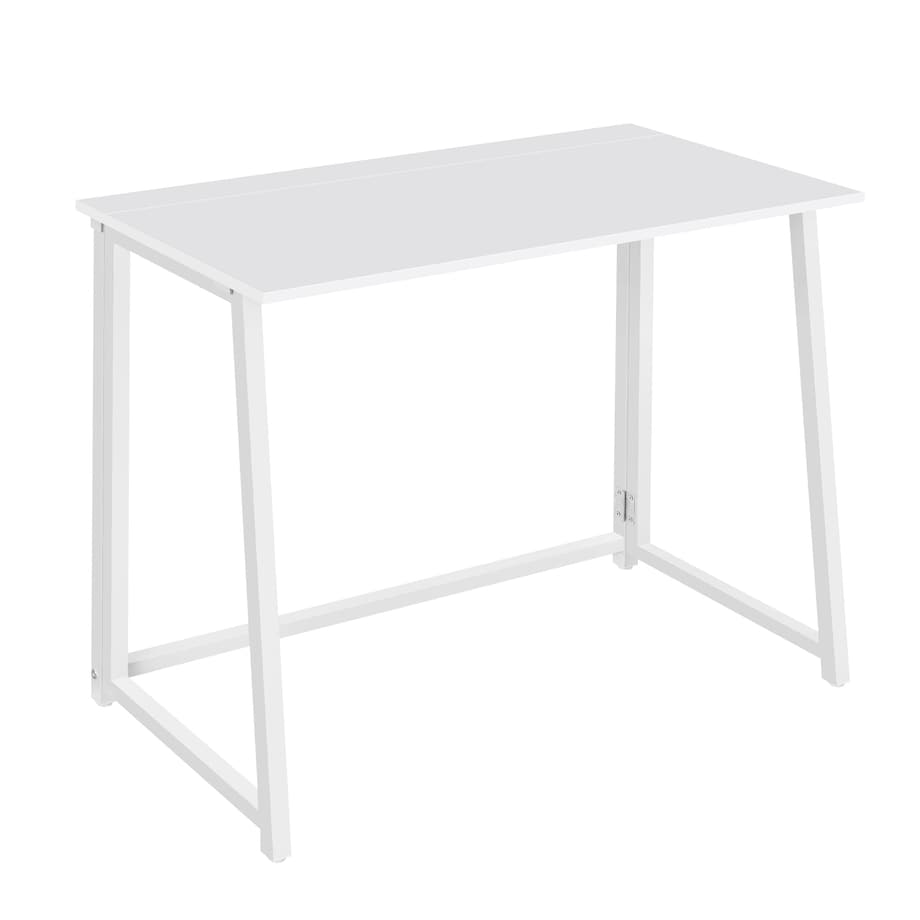 Biurko Komputerowe Do Biura Pracowni Max 1.0 - Białe / Nogi Białe