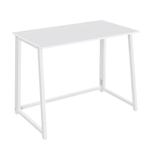 Biurko Komputerowe Do Biura Pracowni Max 1.0 - Białe / Nogi Białe