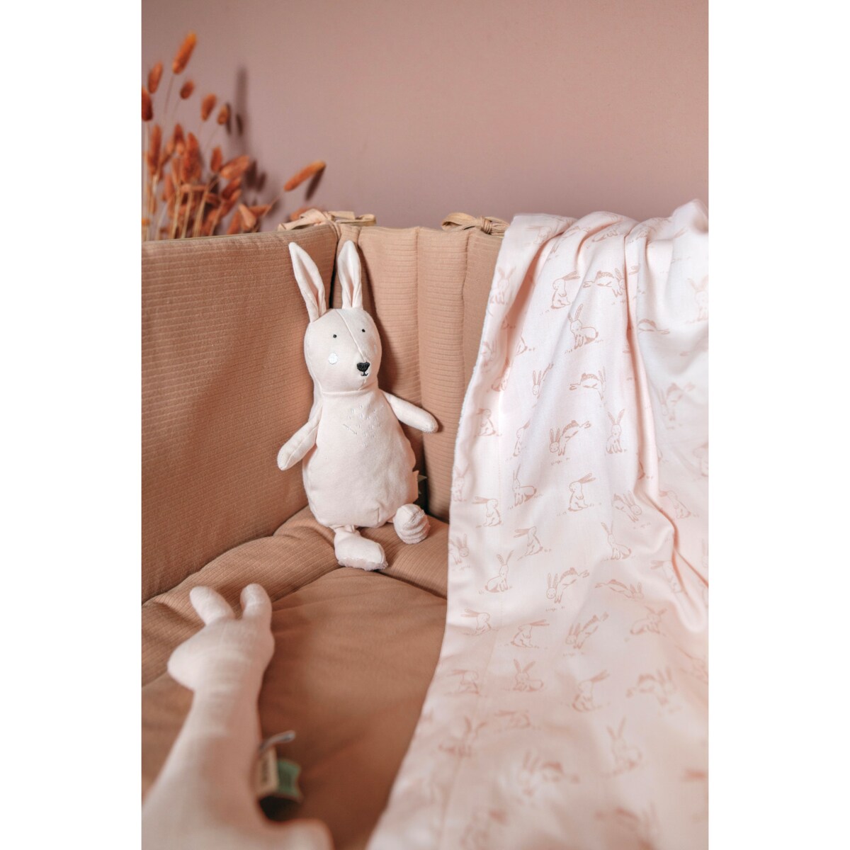 Koc niemowlęcy polarowy 75x100 cm - Rosy Rabbit Trixie Baby