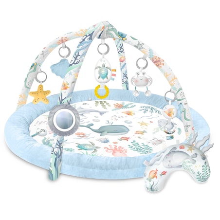 Mata edukacyjna interaktywna dla niemowląt kokon kojec gniazdo Nukido