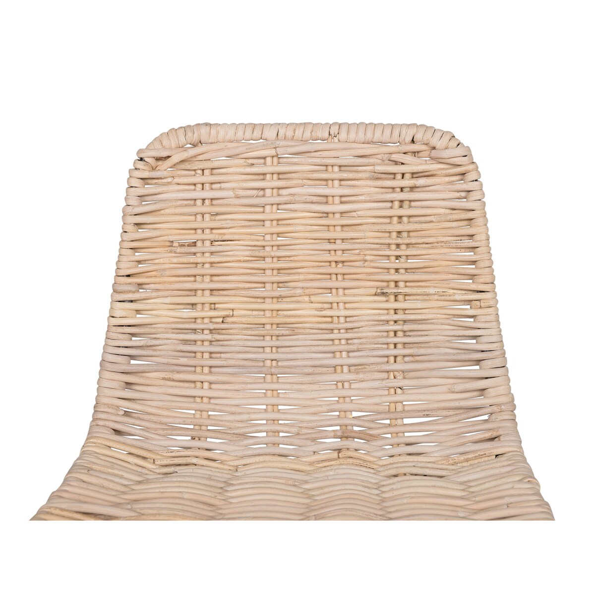 Zestaw 2 krzeseł barowych rattanowy naturalny CASSITA