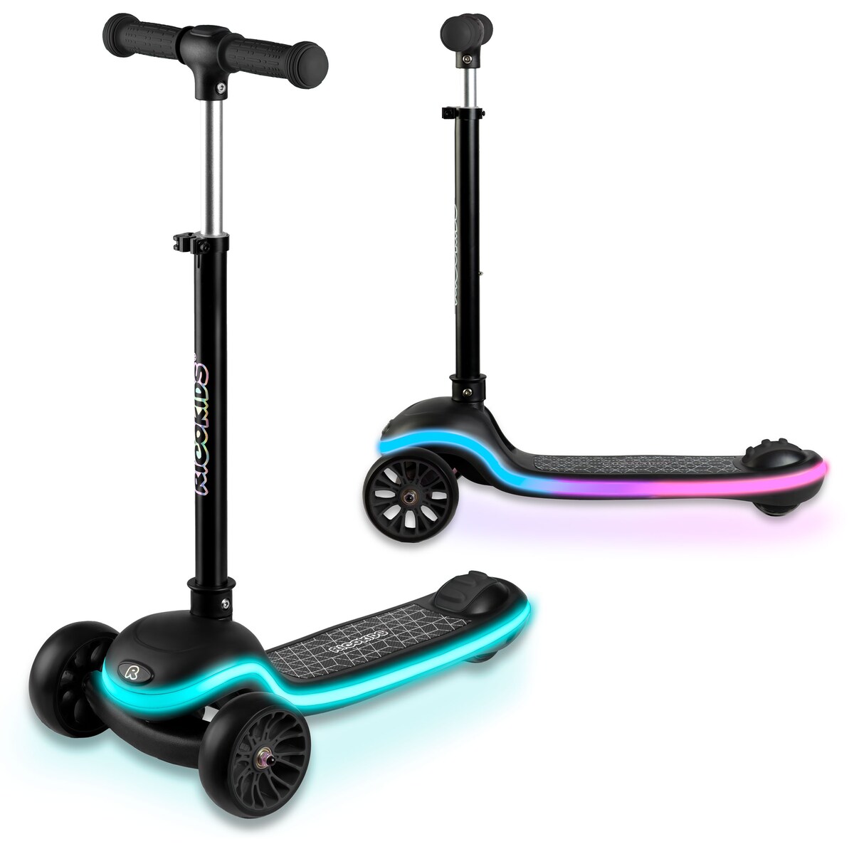 Hulajnoga dla dzieci trójkołowa Leddi czarna