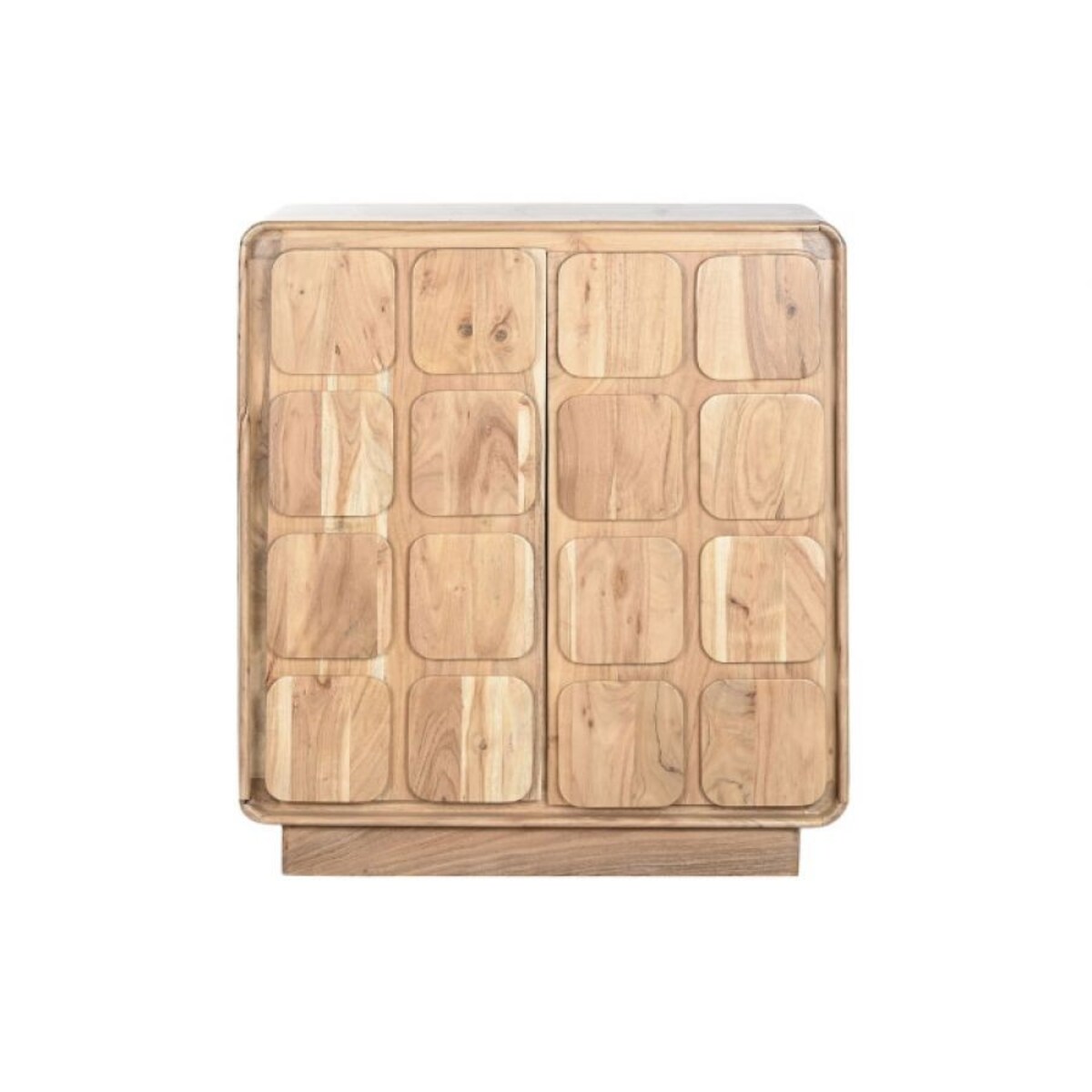 Komoda-barek z drewna akacjowego 100x90x45 cm ROBIN - IL