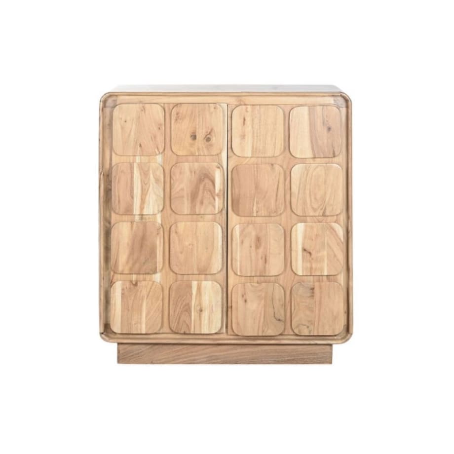 Komoda-barek z drewna akacjowego 100x90x45 cm ROBIN - IL