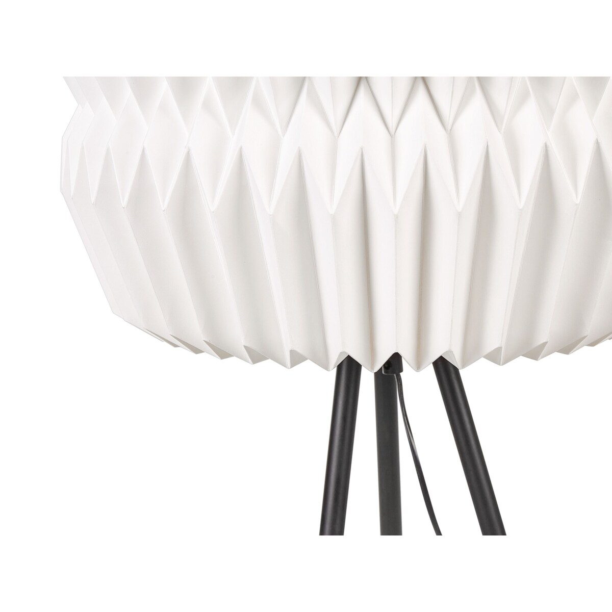 Lampa podłogowa biała HUNTER