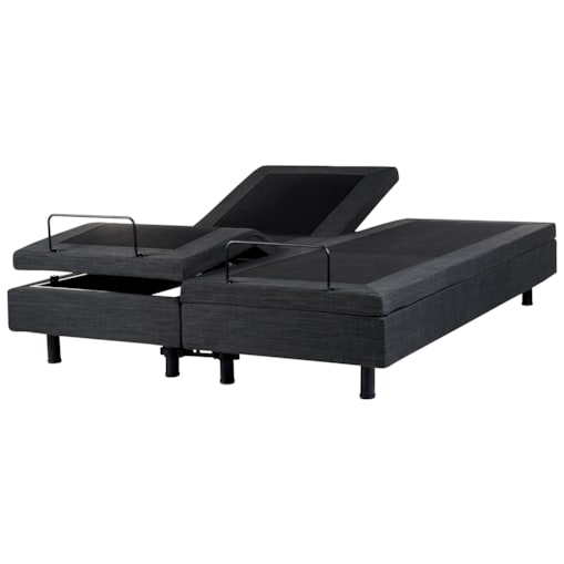 Łóżko regulowane bez zagłówka DUKE 160 x 200 cm Ciemnoszary