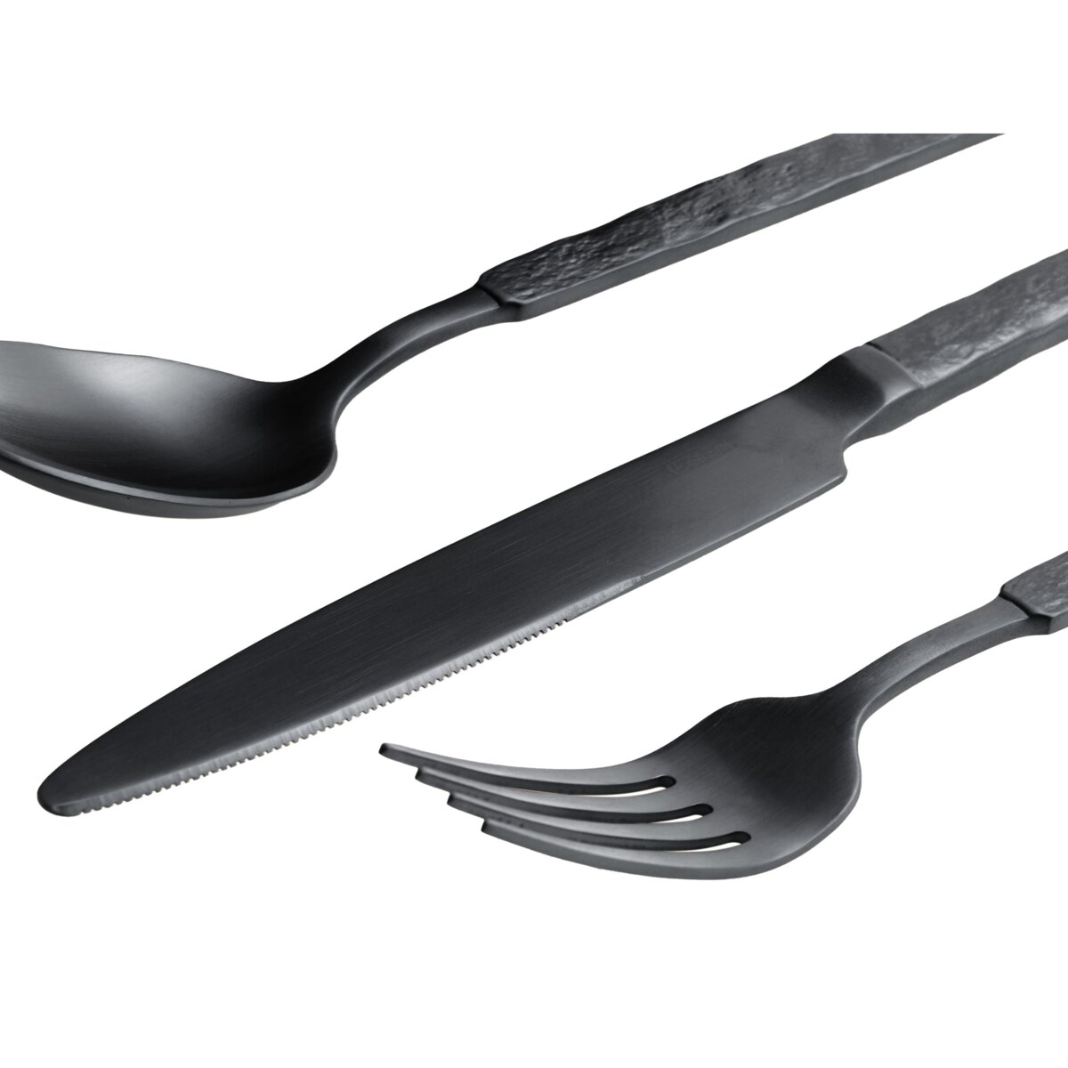 Zestaw sztućców 30 elementów BIGOLI Czarny