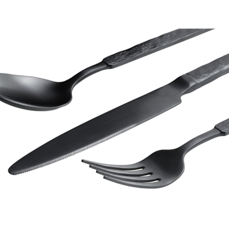 Zestaw sztućców 30 elementów BIGOLI Czarny