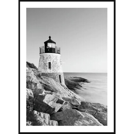 Poster Story, Plakat, Obraz - Latarnia w Skałach, wymiary 50 x 70 cm