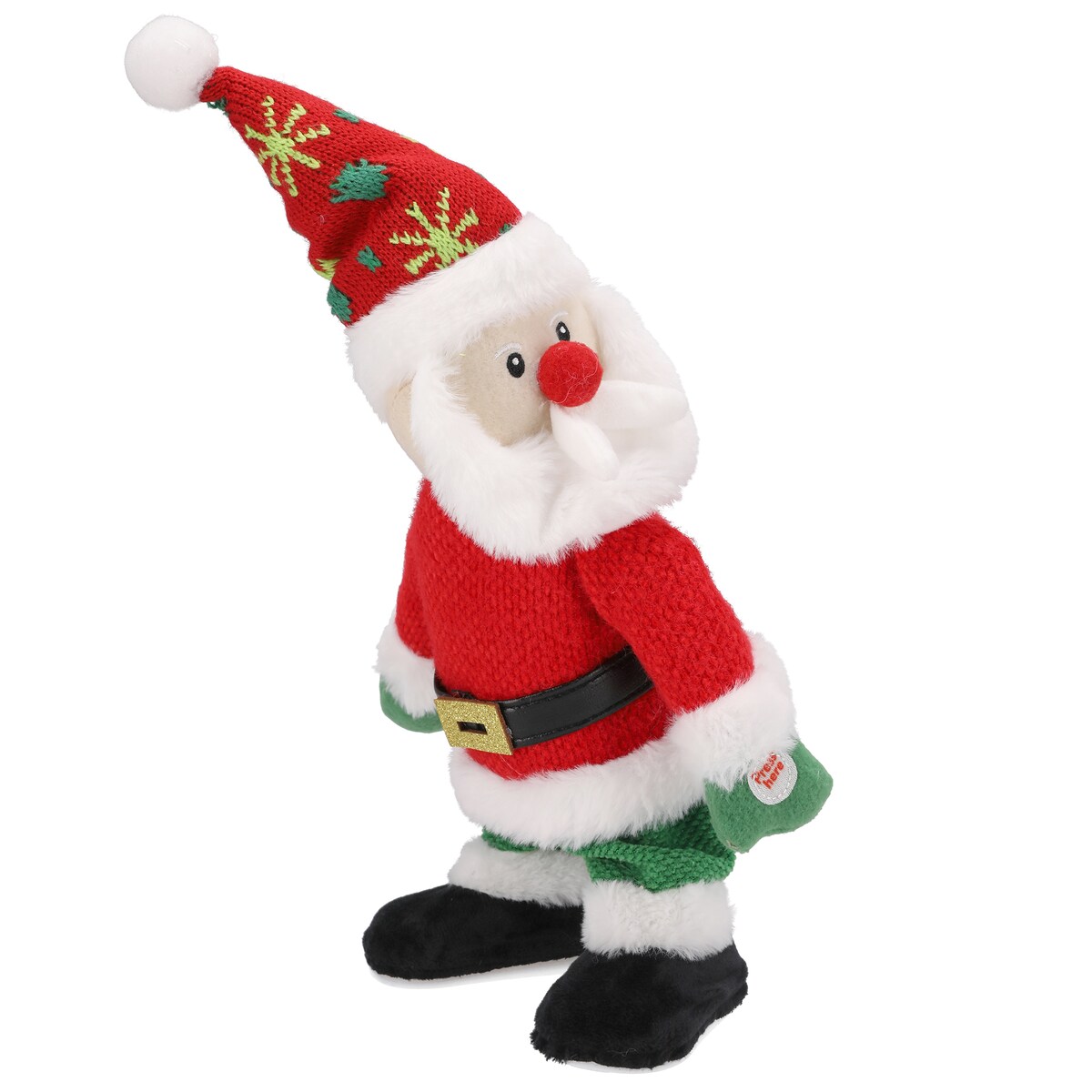 SKRZAT grający TAŃCZĄCY krasnal świąteczny PIOSENKI Mikołaj gnom JUMIhome