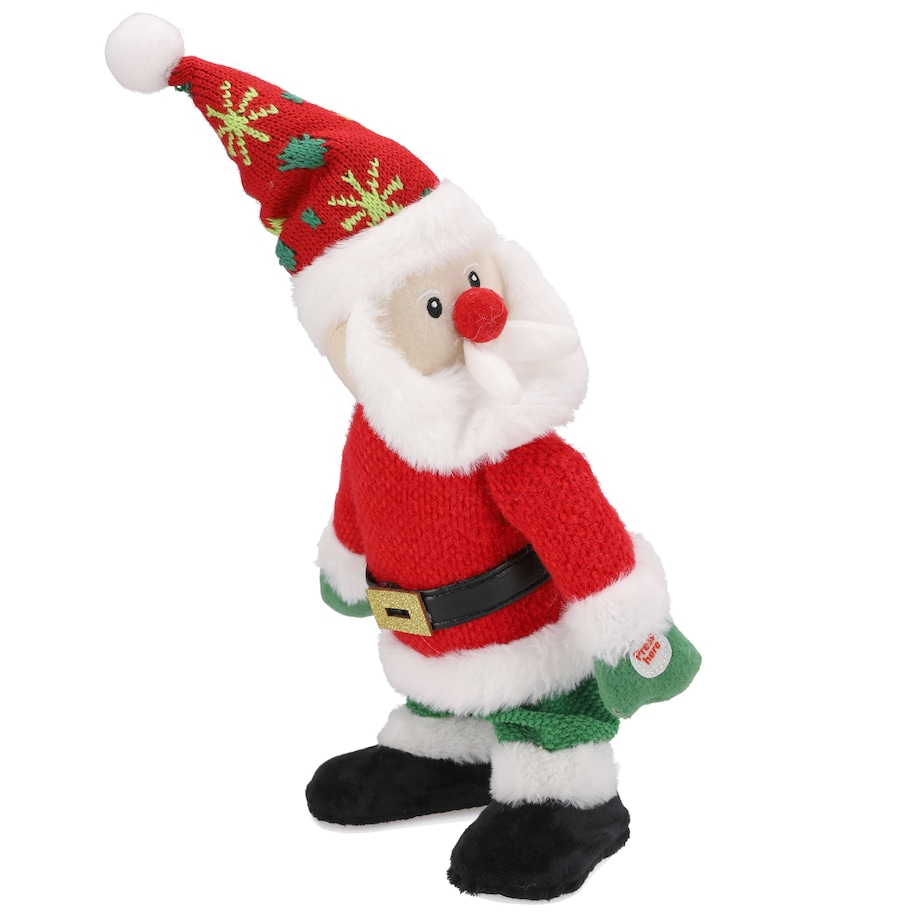 SKRZAT grający TAŃCZĄCY krasnal świąteczny PIOSENKI Mikołaj gnom JUMIhome