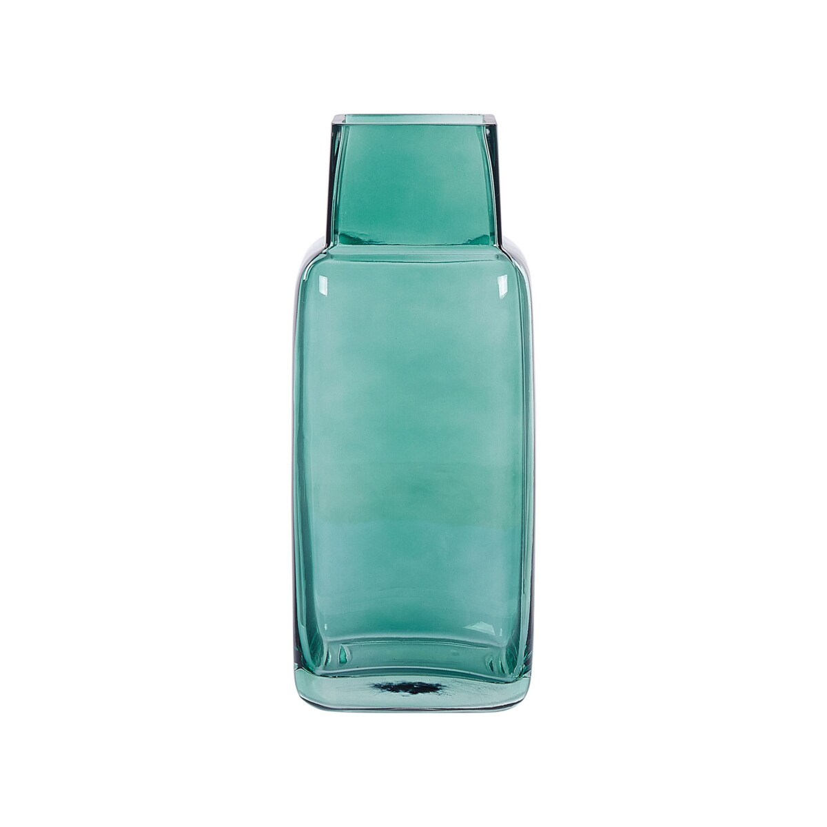 Wazon na kwiaty szklany 26 cm zielony MERBAKA