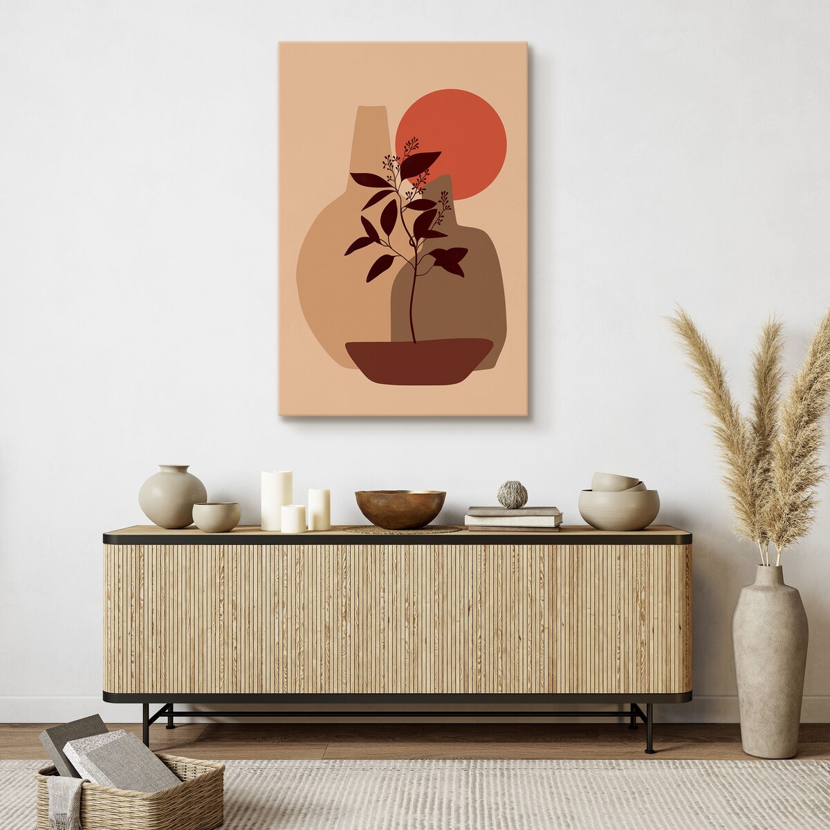 Obraz Martwa Natura W Stylu Boho 30x40cm