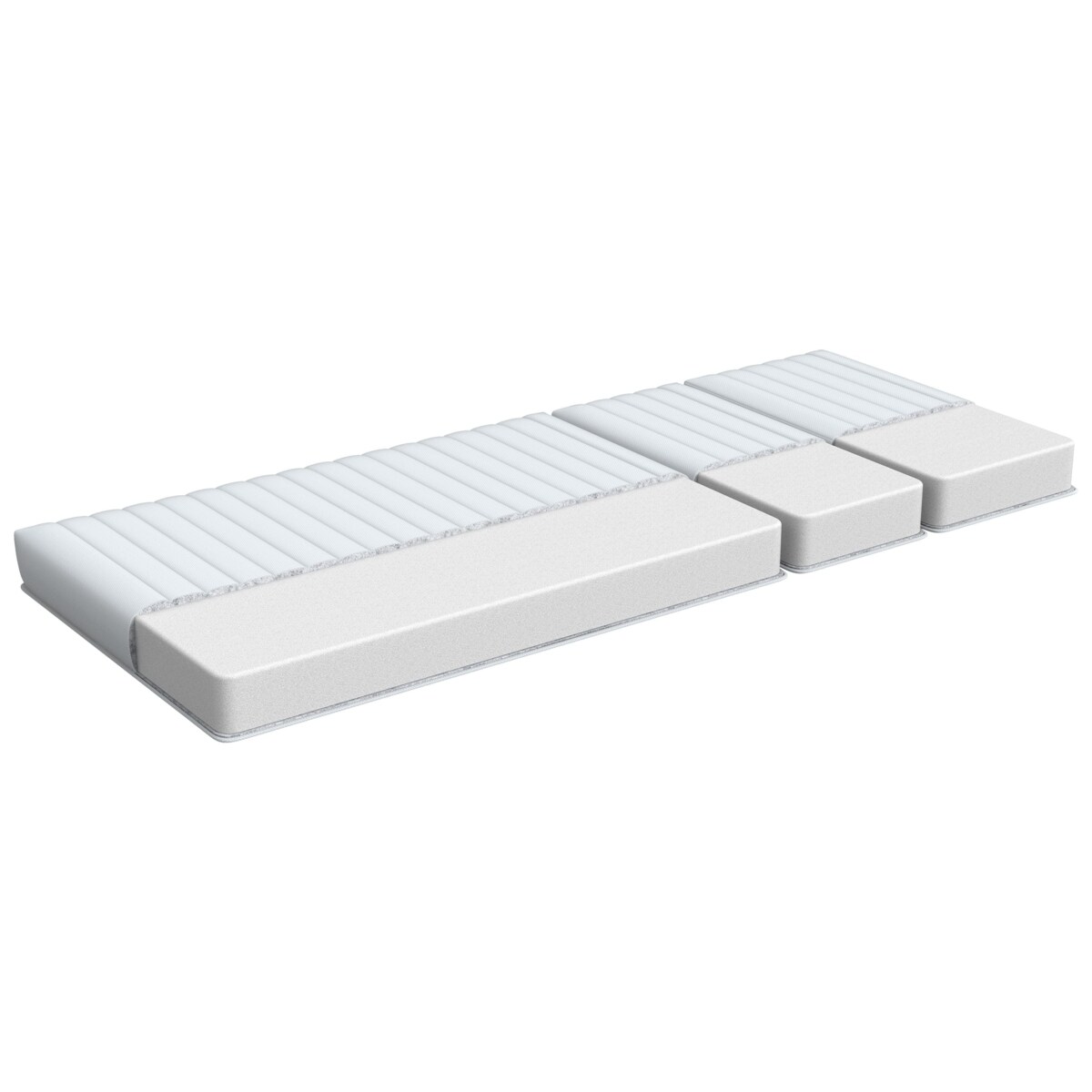 Materac piankowy na łóżko rozsuwane CLEVER GROW H2/3 średnio twardy 90 x 130/160/200 cm