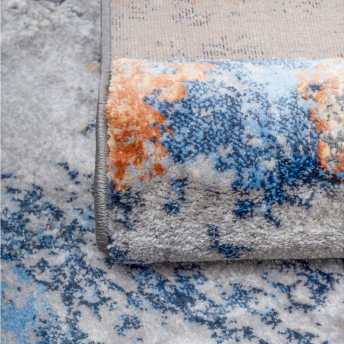 Dywan nowoczesny Studio 80x150 cm e-floor OEKO-TEX Przecierka wielokolorowy