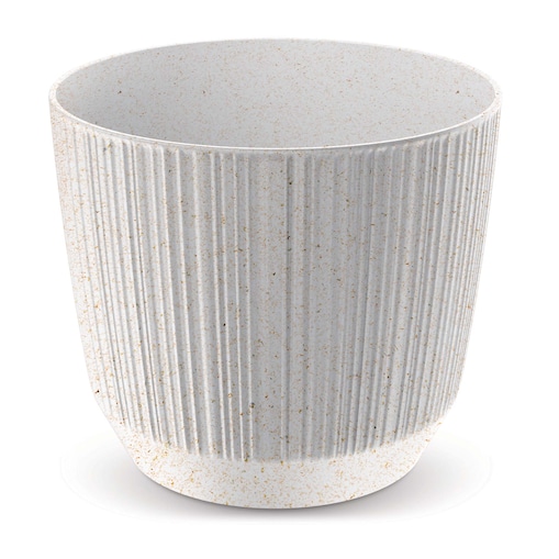 Doniczka Osłonka Domowa 19,5 Cm Ryfo Na Stół Parapet Do Domu Biała